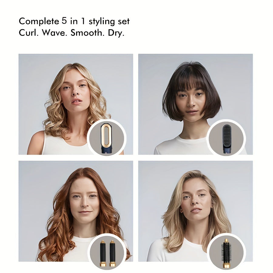 New Hair Dryer Multi Hair Styler 5 In1 Curling Iron Hair New Hair Dryer Multi Hair Styler 5 In1 Curling Iron Hair